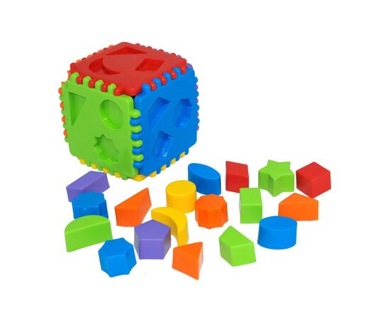 Развивающая игрушка Tigres сортер Educational cube 64 элемента (39781), изображение 2 Развивающая игрушка Tigres сортер Educational cube 64 элемента (39781), изображение 2