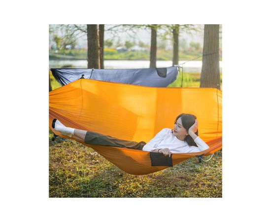 Гамак Naturehike з дугами без перекидання NH22DC008 темно-синій (6927595700747), изображение 5 Гамак Naturehike з дугами без перекидання NH22DC008 темно-синій (6927595700747), изображение 5