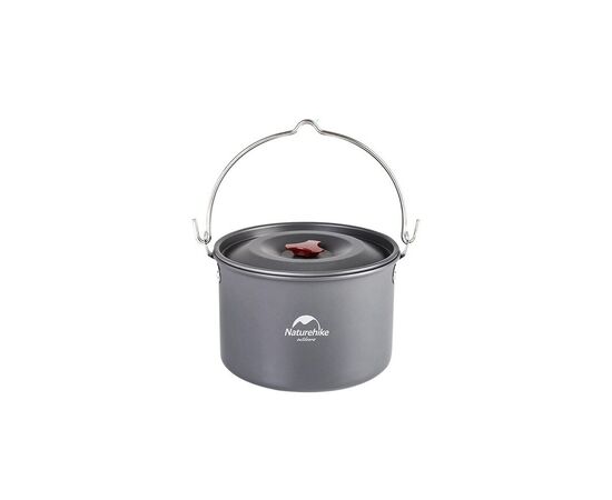 Котел туристический Naturehike Camping NH20CJ009 6 л Grey (6927595761748), изображение 3 Котел туристический Naturehike Camping NH20CJ009 6 л Grey (6927595761748), изображение 3