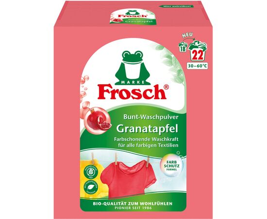 Пральний порошок Frosch Color Гранат 1.45 кг (4001499960284)