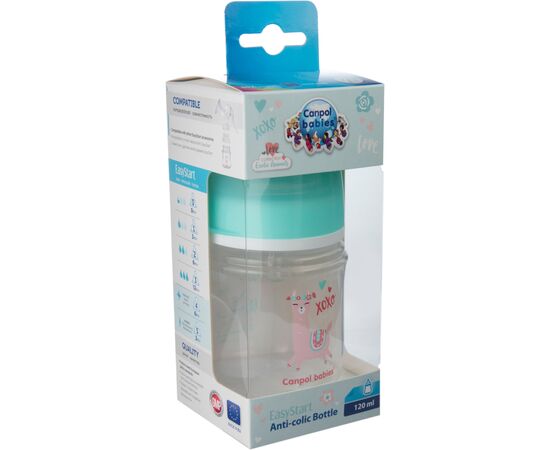 Бутылочка для кормления Canpol babies EasyStart - Toys с широким отверстием 120 мл (35/220_gre), изображение 3 Бутылочка для кормления Canpol babies EasyStart - Toys с широким отверстием 120 мл (35/220_gre), изображение 3
