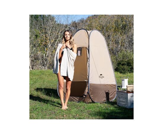 Палатка Naturehike NH17Z002-P Душ/Туалет Коричневий (6927595795934), изображение 4 Палатка Naturehike NH17Z002-P Душ/Туалет Коричневий (6927595795934), изображение 4