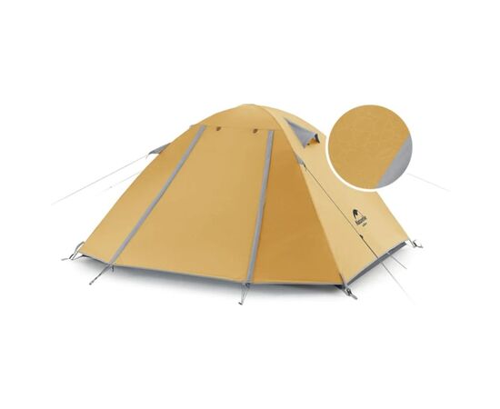 Палатка Naturehike P-Series NH18Z033-P 210T/65D Yellow (6927595783658), изображение 2 Палатка Naturehike P-Series NH18Z033-P 210T/65D Yellow (6927595783658), изображение 2
