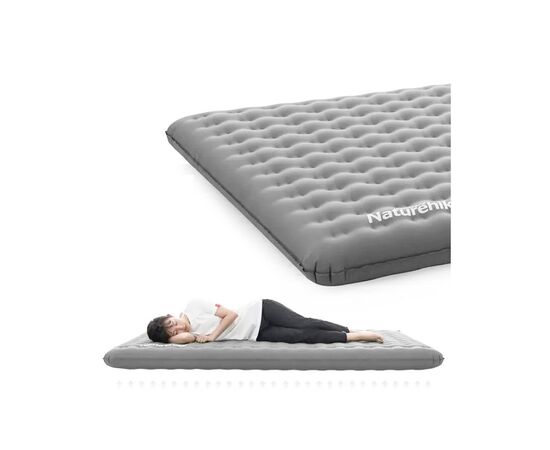 Матрас надувной Naturehike NH19QD010 200 х 140 см Grey (6927595773963), изображение 2 Матрас надувной Naturehike NH19QD010 200 х 140 см Grey (6927595773963), изображение 2
