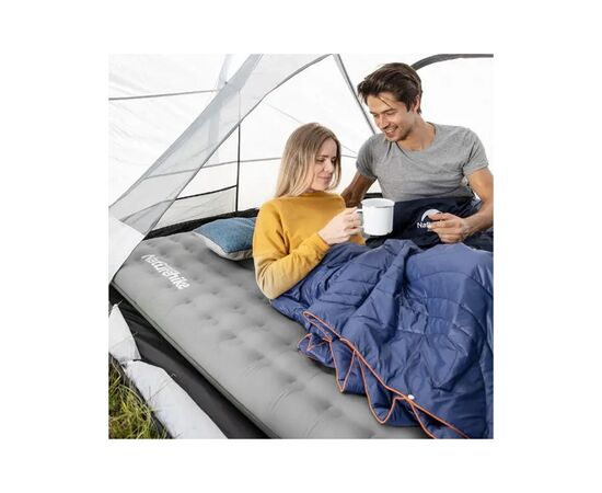 Матрас надувной Naturehike NH19QD010 200 х 140 см Grey (6927595773963), изображение 5 Матрас надувной Naturehike NH19QD010 200 х 140 см Grey (6927595773963), изображение 5