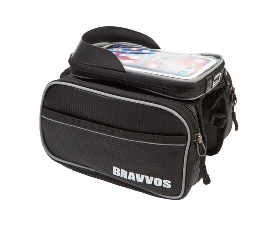 Велосумка нарамна Bravvos QJ-001 Black (BIB-058)
