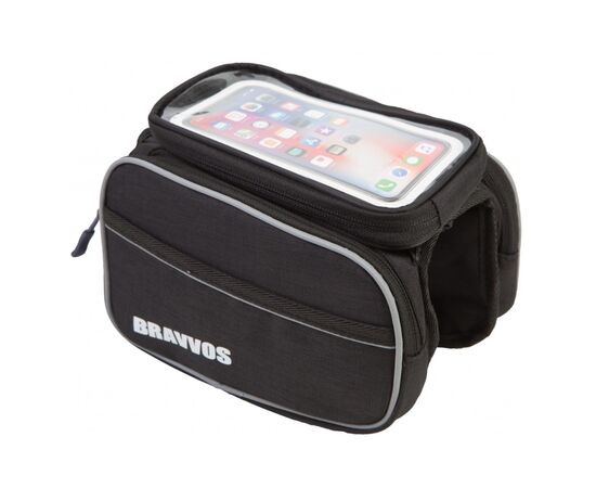 Велосумка нарамная Bravvos QJ-202 Black (BIB-060)