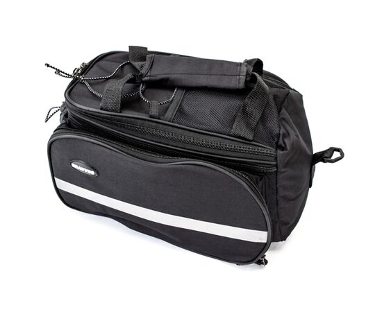 Велосумка на багажник Bravvos DT-001 30 x 21 x 17 см Black (BIB-041), изображение 3 Велосумка на багажник Bravvos DT-001 30 x 21 x 17 см Black (BIB-041), изображение 3