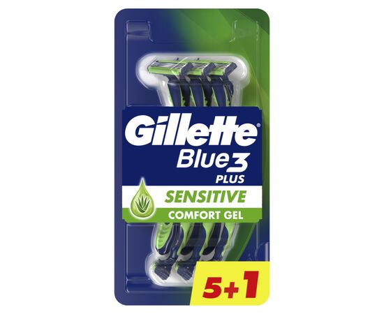 Бритва Gillette Blue 3 Plus Sensitive 6 шт. (7702018490134)
