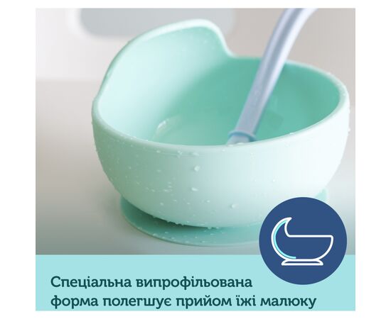 Тарілка дитяча Canpol babies силіконова на присосці - бірюзова (51/400_tur), зображення 5