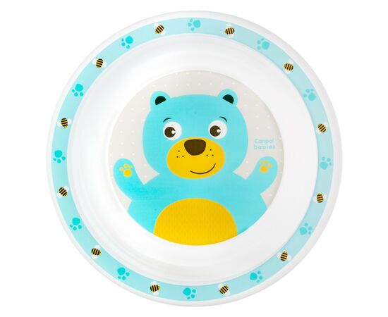 Тарілка дитяча Canpol babies Cute Animals Ведмедик Бірюзова (4/411), зображення 2 Тарілка дитяча Canpol babies Cute Animals Ведмедик Бірюзова (4/411), зображення 2
