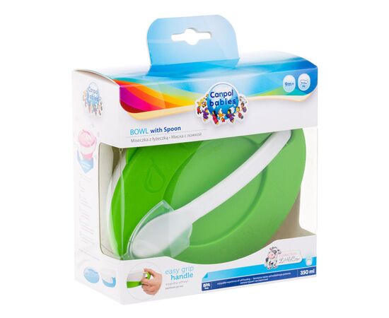 Тарелка детская Canpol babies 350 мл Салатова (31/406_gre), изображение 6 Тарелка детская Canpol babies 350 мл Салатова (31/406_gre), изображение 6
