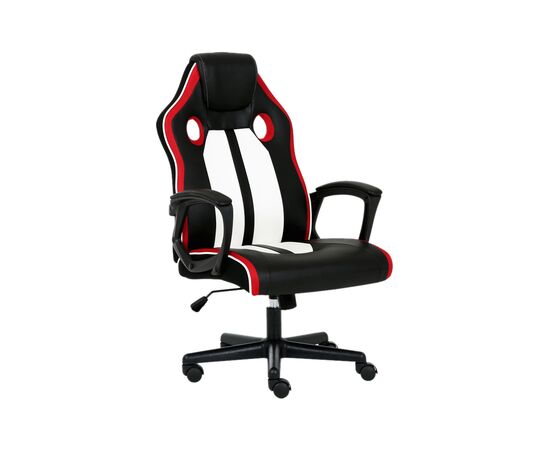 Кресло игровое GT Racer X-2301 Black/White/Red, изображение 2 Кресло игровое GT Racer X-2301 Black/White/Red, изображение 2
