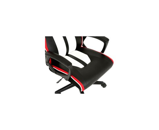 Кресло игровое GT Racer X-2301 Black/White/Red, изображение 5 Кресло игровое GT Racer X-2301 Black/White/Red, изображение 5