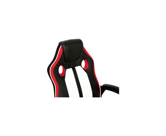Кресло игровое GT Racer X-2301 Black/White/Red, изображение 6 Кресло игровое GT Racer X-2301 Black/White/Red, изображение 6