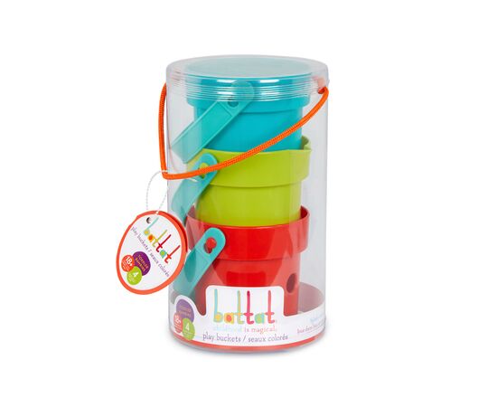 Игрушка для ванной Battat Цветные ведерца (BT2716Z), изображение 7 Игрушка для ванной Battat Цветные ведерца (BT2716Z), изображение 7