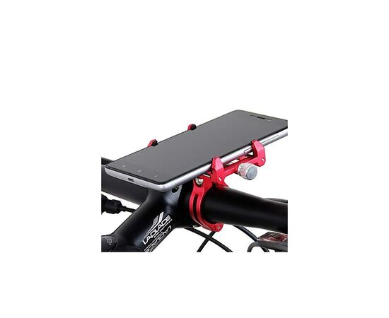 Держатель для смартфонов Velotrade 3,5-6,2" AL GUB G-86 Red (HFS-009), изображение 3 Держатель для смартфонов Velotrade 3,5-6,2" AL GUB G-86 Red (HFS-009), изображение 3
