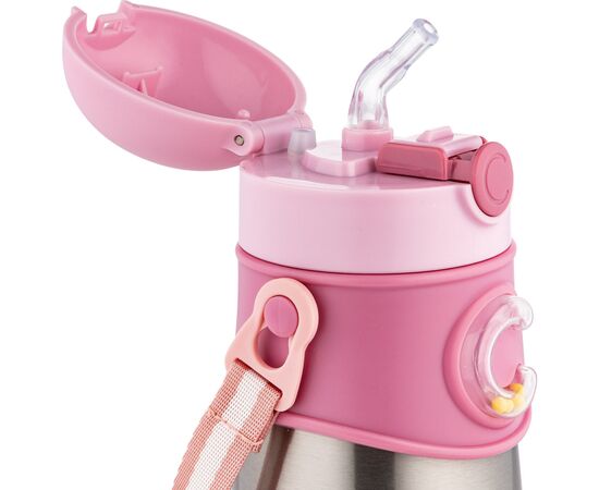 Поильник-непроливайка Canpol babies Термо-бидончик с силиконовой трубочкой 300 мл (74/054_pin), изображение 3 Поильник-непроливайка Canpol babies Термо-бидончик с силиконовой трубочкой 300 мл (74/054_pin), изображение 3