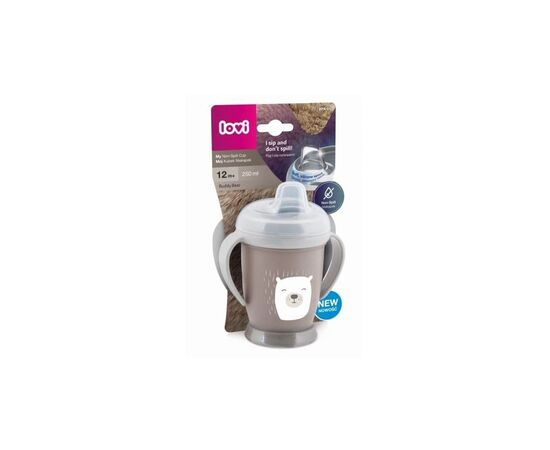 Поильник-непроливайка Lovi Buddy Bear Junior 250 мл (35/344), изображение 2 Поильник-непроливайка Lovi Buddy Bear Junior 250 мл (35/344), изображение 2