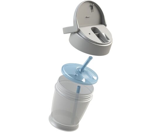 Поїльник-непроливайка Lovi Salt & Pepper із силіконовою трубочкою 250 мл (35/356), зображення 4