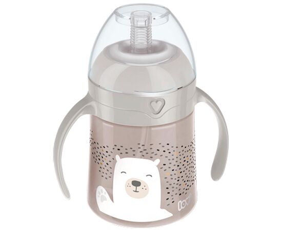 Поильник-непроливайка Lovi Buddy Bear с трубочкой и утяжелителем 150 мл (35/360), изображение 2 Поильник-непроливайка Lovi Buddy Bear с трубочкой и утяжелителем 150 мл (35/360), изображение 2