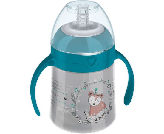 Поїльник-непроливайка Lovi Indian Summer з трубочкою та обтяжувачем 150 мл (35/362), зображення 2 Поїльник-непроливайка Lovi Indian Summer з трубочкою та обтяжувачем 150 мл (35/362), зображення 2