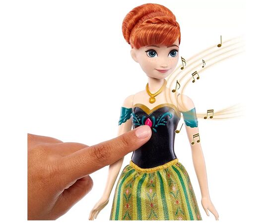 Кукла Disney Princess Поющая Анна из м/ф Ледяное сердце (только мелодия) (HMG47), изображение 2 Кукла Disney Princess Поющая Анна из м/ф Ледяное сердце (только мелодия) (HMG47), изображение 2