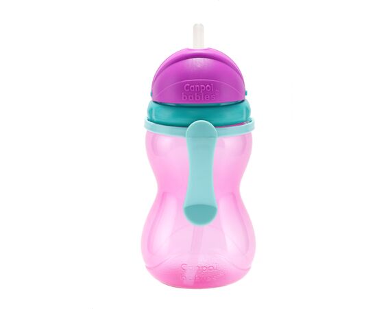 Поильник-непроливайка Canpol babies 370 мл Розовый (56/113_pin), изображение 4 Поильник-непроливайка Canpol babies 370 мл Розовый (56/113_pin), изображение 4