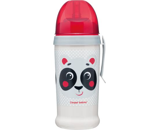 Поильник-непроливайка Canpol babies Hello Little с силиконовой насадкой Бежевый 350 мл (56/510_bei)