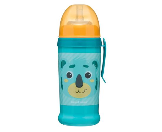 Поильник-непроливайка Canpol babies Hello Little с силиконовой насадкой Бирюзовый 350 мл (56/510_tur)