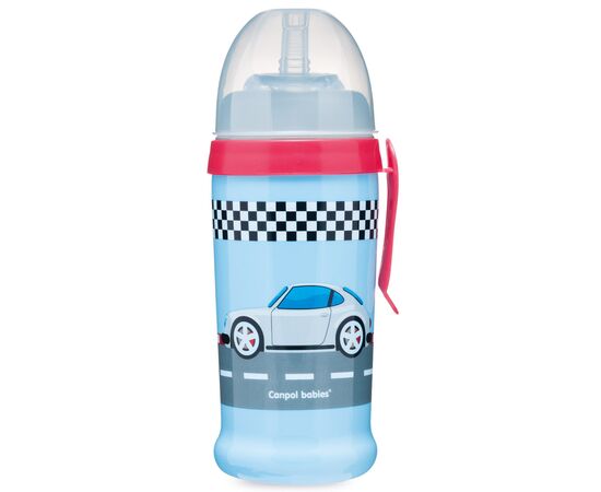 Поїльник-непроливайка Canpol babies Racing Темно-синій 350 мл (56/516_blud)