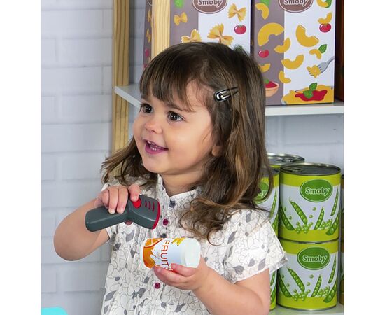 Игровой набор Smoby Электронная касса с терминалом весами и звуковым сканером (350114), изображение 5 Игровой набор Smoby Электронная касса с терминалом весами и звуковым сканером (350114), изображение 5