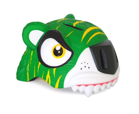 Шлем Velotrade Crazy Safety "Зелений Тигр" (HEAD-063)