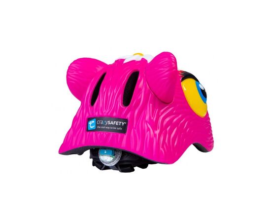 Шлем Velotrade Crazy Safety "Рожевий Леопард" (HEAD-066), изображение 2 Шлем Velotrade Crazy Safety "Рожевий Леопард" (HEAD-066), изображение 2