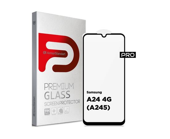 Стекло защитное Armorstandart Pro Samsung A24 4G (A245) Black (ARM66209)