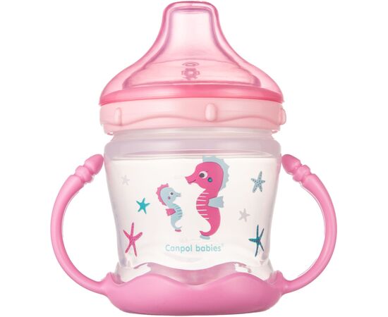Поильник-непроливайка Canpol babies Sweet fun 180 мл (57/300_pin)