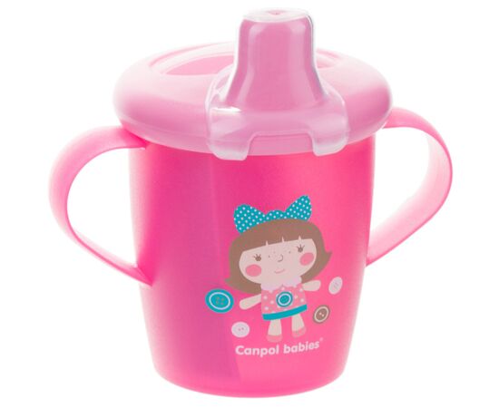 Поильник-непроливайка Canpol babies Toys 250 мл Розовая (31/200_pin), изображение 2 Поильник-непроливайка Canpol babies Toys 250 мл Розовая (31/200_pin), изображение 2
