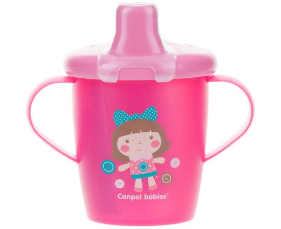 Поильник-непроливайка Canpol babies Toys 250 мл Розовая (31/200_pin), изображение 4 Поильник-непроливайка Canpol babies Toys 250 мл Розовая (31/200_pin), изображение 4