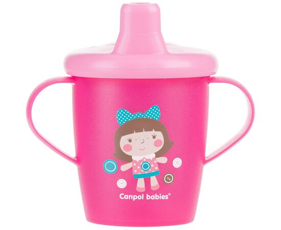 Поїльник-непроливайка Canpol babies Toys 250 мл Рожева (31/200_pin)