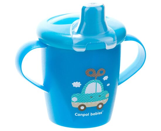 Поильник-непроливайка Canpol babies Toys 250 мл Голубая (31/200_blu), изображение 2 Поильник-непроливайка Canpol babies Toys 250 мл Голубая (31/200_blu), изображение 2