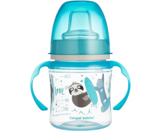 Поїльник-непроливайка Canpol babies EasyStart 120 мл - Sweet Fun синя (35/207_blu)