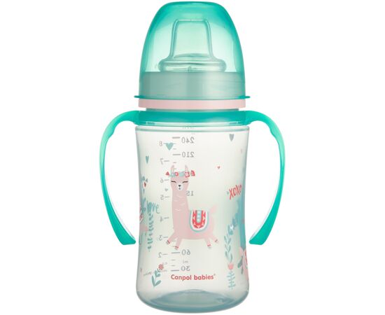 Поїльник-непроливайка Canpol babies EasyStart 240 мл -Sweet fun зелена (35/208_gre)