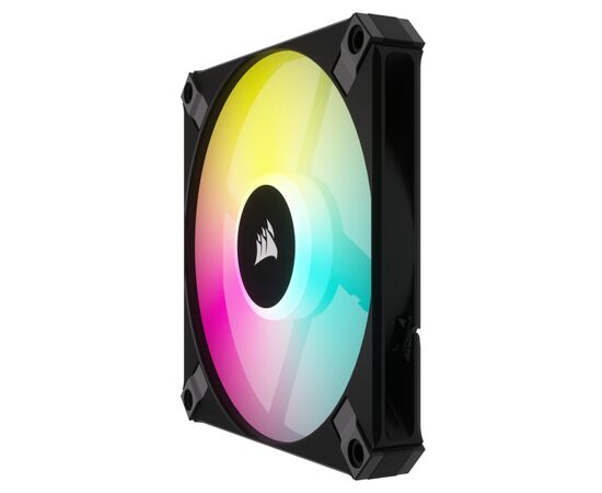 Кулер для корпуса Corsair iCUE AF120 RGB Slim Black Dual Fan Kit (CO-9050162-WW), изображение 3 Кулер для корпуса Corsair iCUE AF120 RGB Slim Black Dual Fan Kit (CO-9050162-WW), изображение 3