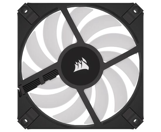 Кулер для корпуса Corsair iCUE AF120 RGB Slim Black Dual Fan Kit (CO-9050162-WW), изображение 5 Кулер для корпуса Corsair iCUE AF120 RGB Slim Black Dual Fan Kit (CO-9050162-WW), изображение 5