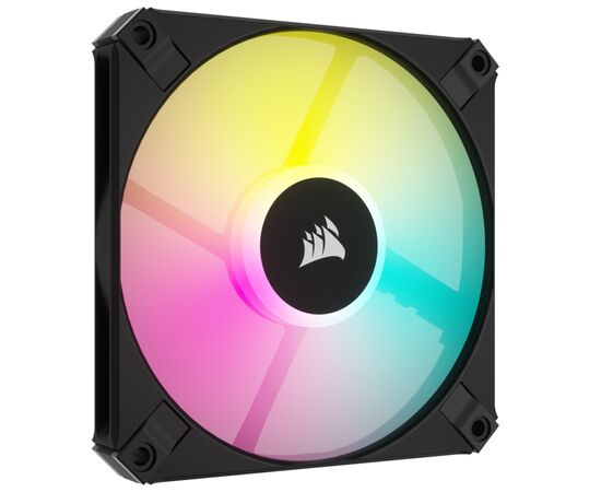 Кулер для корпуса Corsair iCUE AF120 RGB Slim Black Dual Fan Kit (CO-9050162-WW), изображение 6 Кулер для корпуса Corsair iCUE AF120 RGB Slim Black Dual Fan Kit (CO-9050162-WW), изображение 6