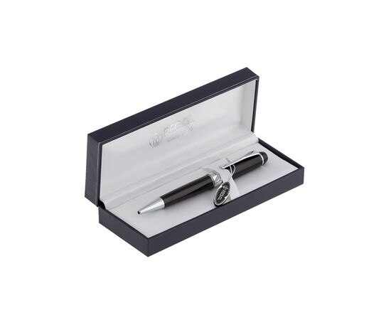 Ручка шариковая Regal Синяя 0.7 мм Черный корпус в подарочном футляре (R69200.L.B)