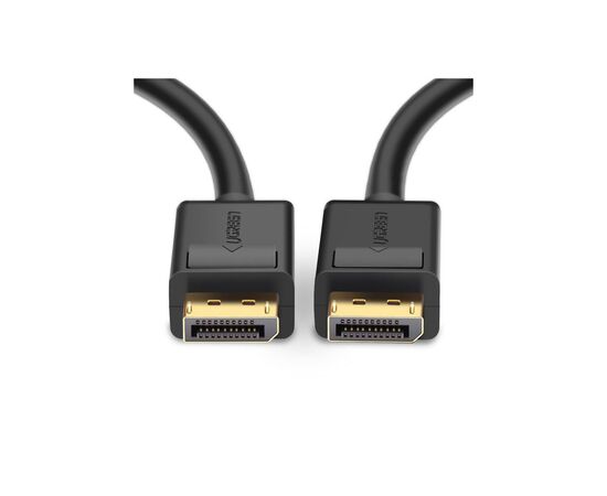 Кабель мультимедийный Display Port to Display Port 2.0m V1.2 DP102 Ugreen (10211), изображение 2 Кабель мультимедийный Display Port to Display Port 2.0m V1.2 DP102 Ugreen (10211), изображение 2