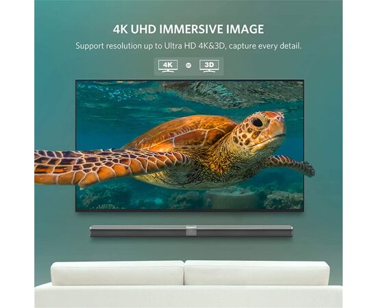Кабель мультимедийный Display Port to Display Port 3.0m V1.2 DP102 Ugreen (10212), изображение 7 Кабель мультимедийный Display Port to Display Port 3.0m V1.2 DP102 Ugreen (10212), изображение 7