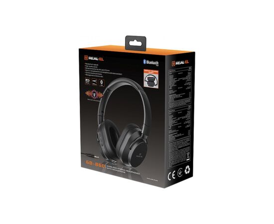 Наушники REAL-EL GD-860 Black, изображение 9
