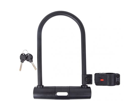 Замок велосипедний Velotrade U-Lock PY 6168 127mm x 229mm Black (LCK-062)